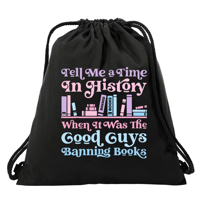 Reading Banned Books Book Lovers Reader I read banned books Drawstring Bag