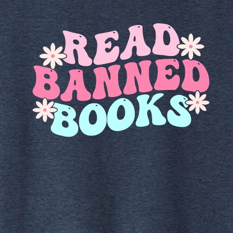 Read Banned Books Banned Books Lover Reading Bookworm Women's Crop Top Tee