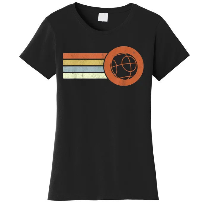 Retro Bocce Ball Player Vintage Bocce Women's T-Shirt