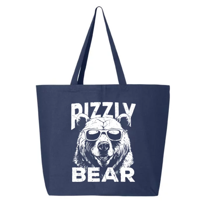 Rizzly Bear Cool Bear Wearing Sunglasses Rizz For Boy 25L Jumbo Tote