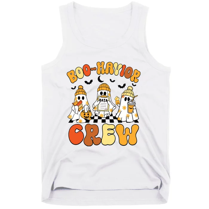 Retro Boohavior Crew Behavior Analyst Halloween Aba Rbt Tank Top