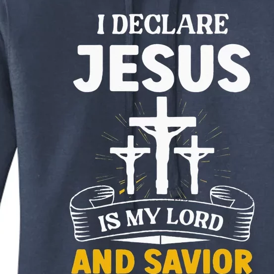 Religious Bible Church Jesus Is My Lord And Savior Women's Pullover Hoodie