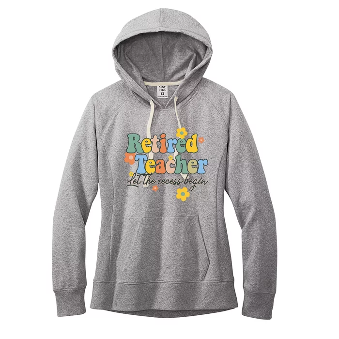 Recess Begins Celebrating Retirement of a Teacher Women's Fleece Hoodie