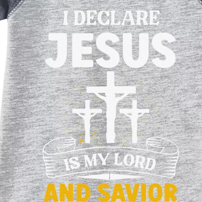 Religious Bible Church Jesus Is My Lord And Savior Infant Baby Jersey Bodysuit