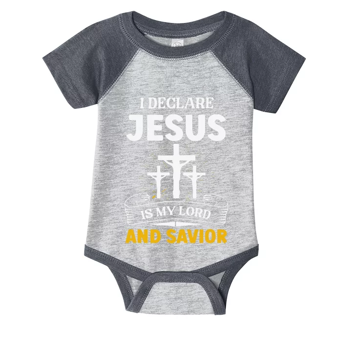 Religious Bible Church Jesus Is My Lord And Savior Infant Baby Jersey Bodysuit