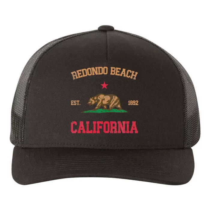 Redondo Beach California Yupoong Adult 5-Panel Trucker Hat