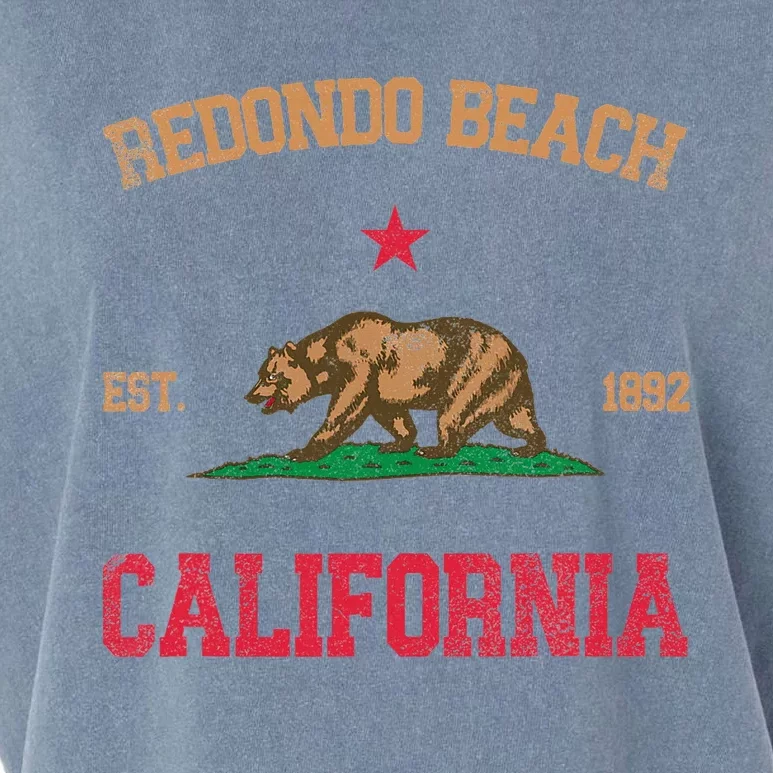 Redondo Beach California Garment-Dyed Women's Muscle Tee