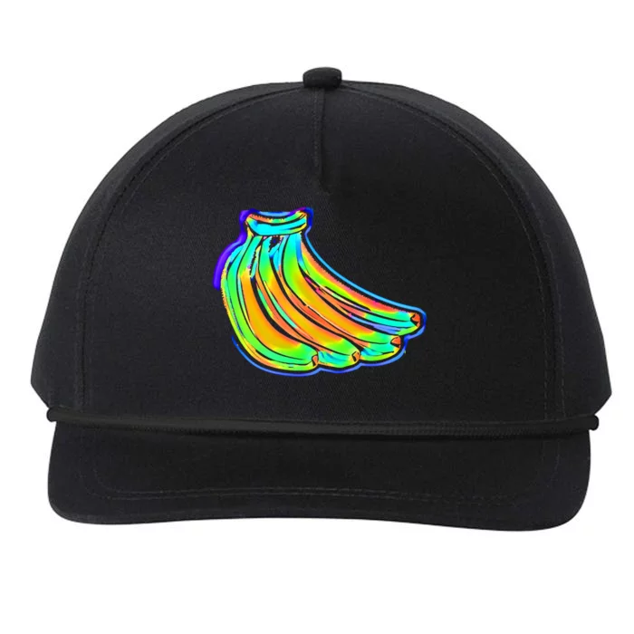 Rainbow Banana Cool Gift Snapback Five-Panel Rope Hat