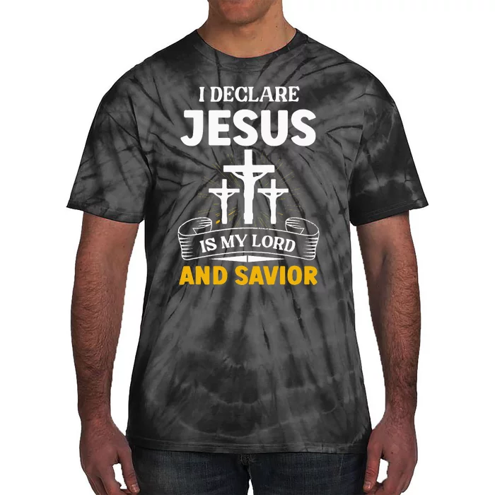 Religious Bible Church Jesus Is My Lord And Savior Tie-Dye T-Shirt