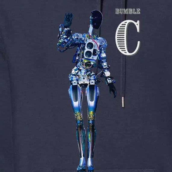 Robot Bumble C Premium Premium Hoodie