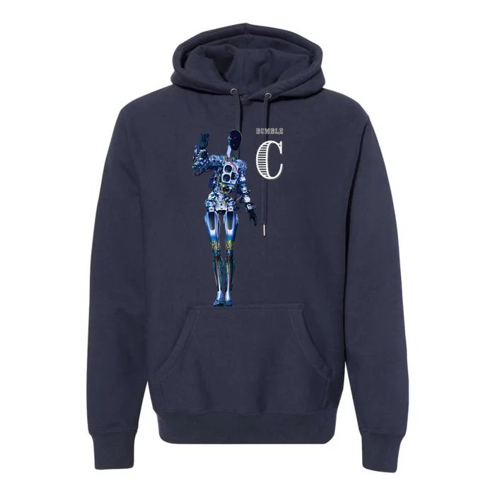 Robot Bumble C Premium Premium Hoodie