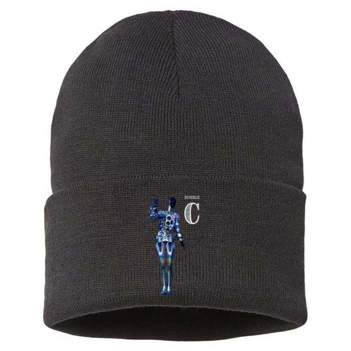 Robot Bumble C Sustainable Knit Beanie