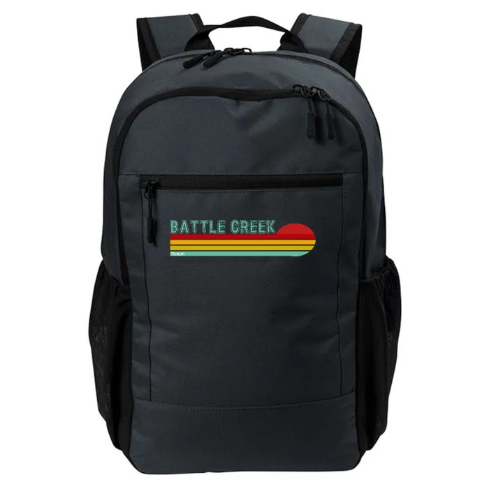 Retro Battle Creek Michigan Daily Commute Backpack