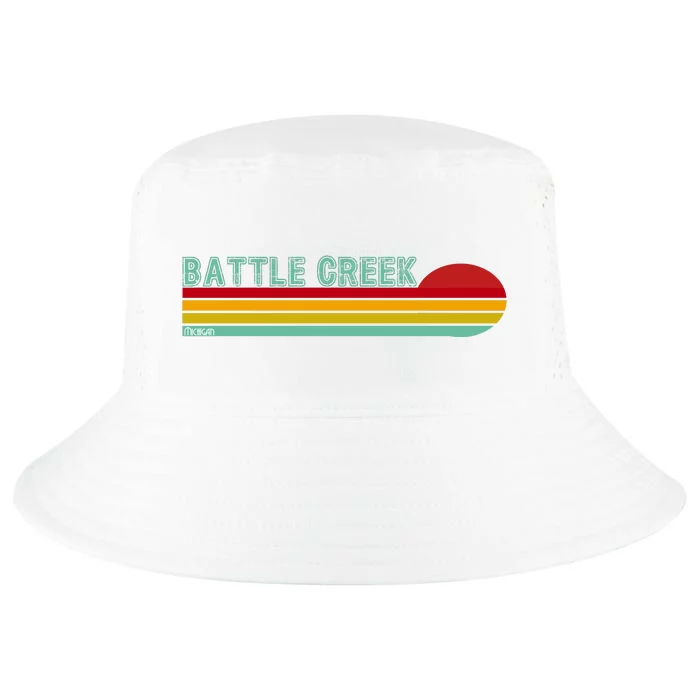 Retro Battle Creek Michigan Cool Comfort Performance Bucket Hat