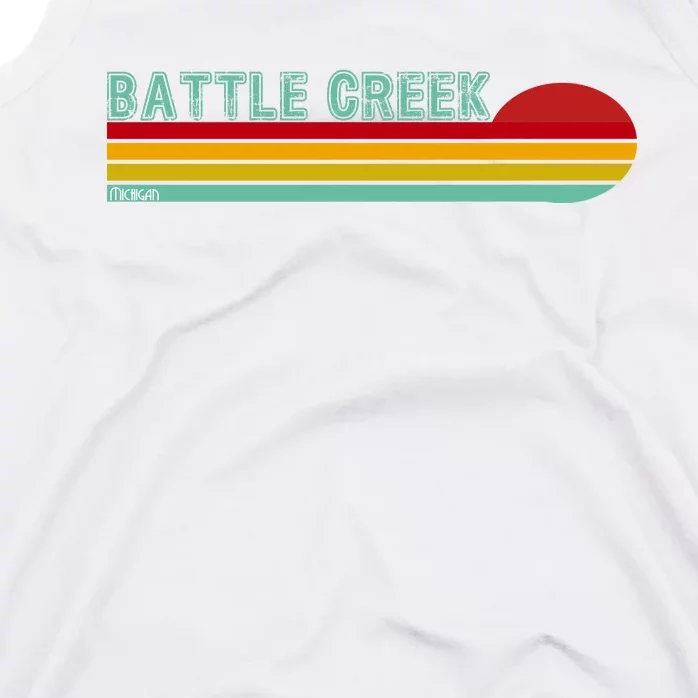 Retro Battle Creek Michigan Tank Top