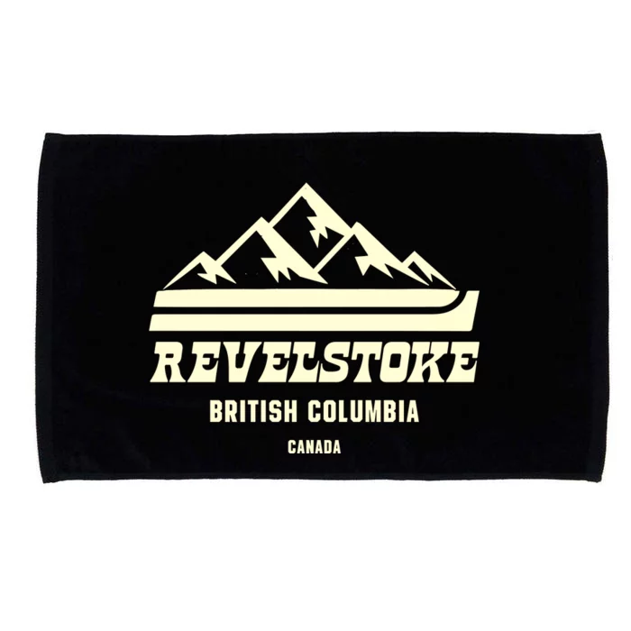 Revelstoke British Columbia Ski Logo Microfiber Hand Towel