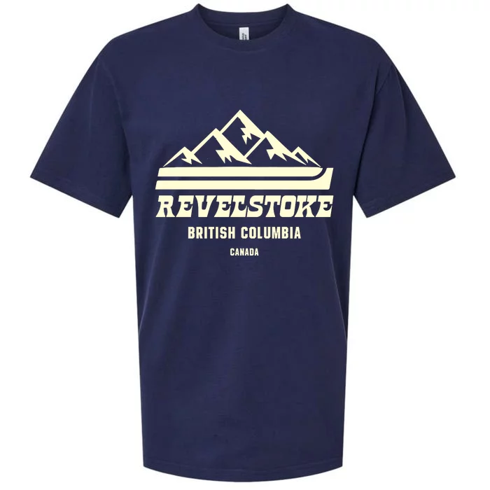 Revelstoke British Columbia Ski Logo Sueded Cloud Jersey T-Shirt