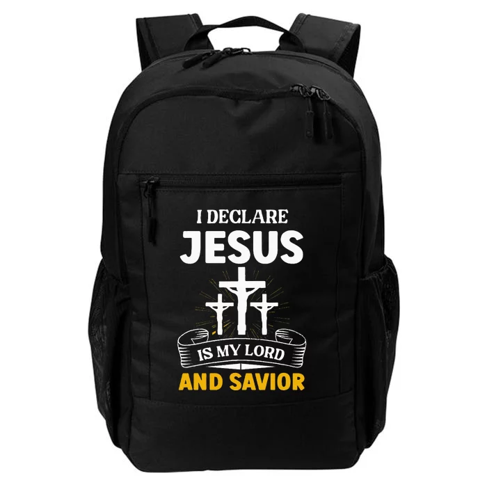 Religious Bible Church Jesus Is My Lord And Savior Daily Commute Backpack