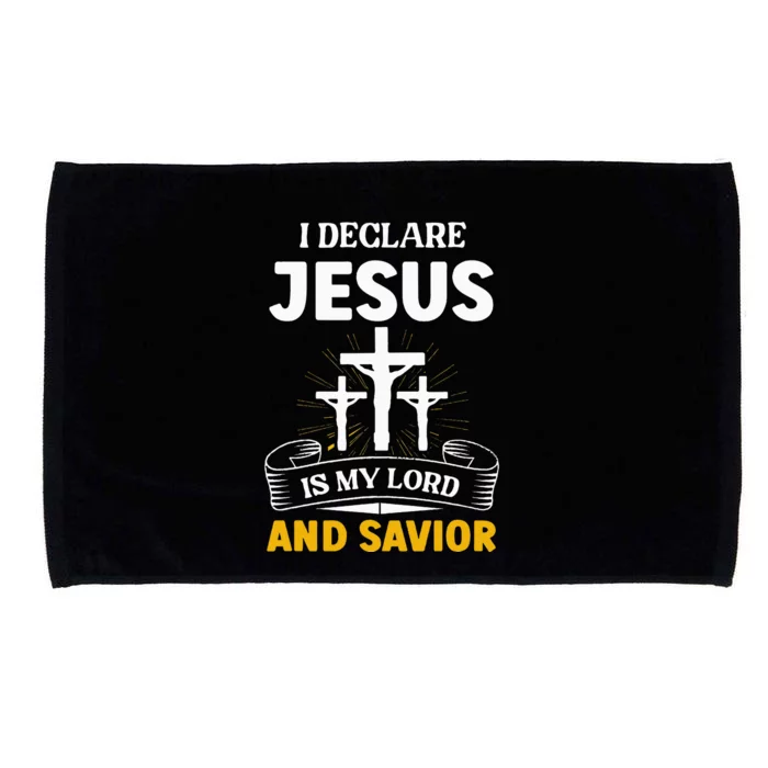 Religious Bible Church Jesus Is My Lord And Savior Microfiber Hand Towel