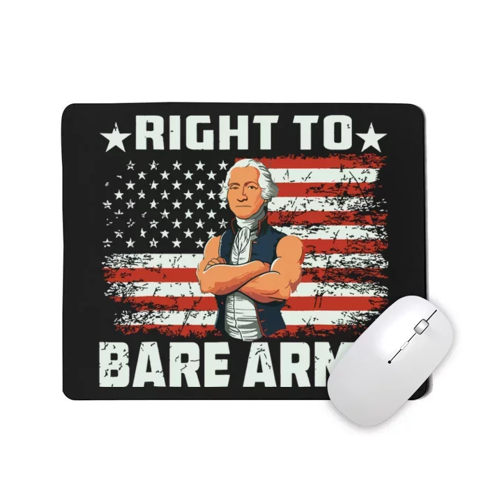 Retro Bad Day To Be Beer Usa Flag Beer 4th Of July Mousepad