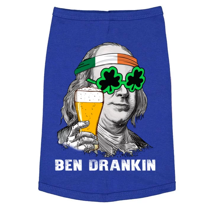 Retro Ben Drankin Beer Holiday Gift St Patricks Day Cute Gift Doggie Tank