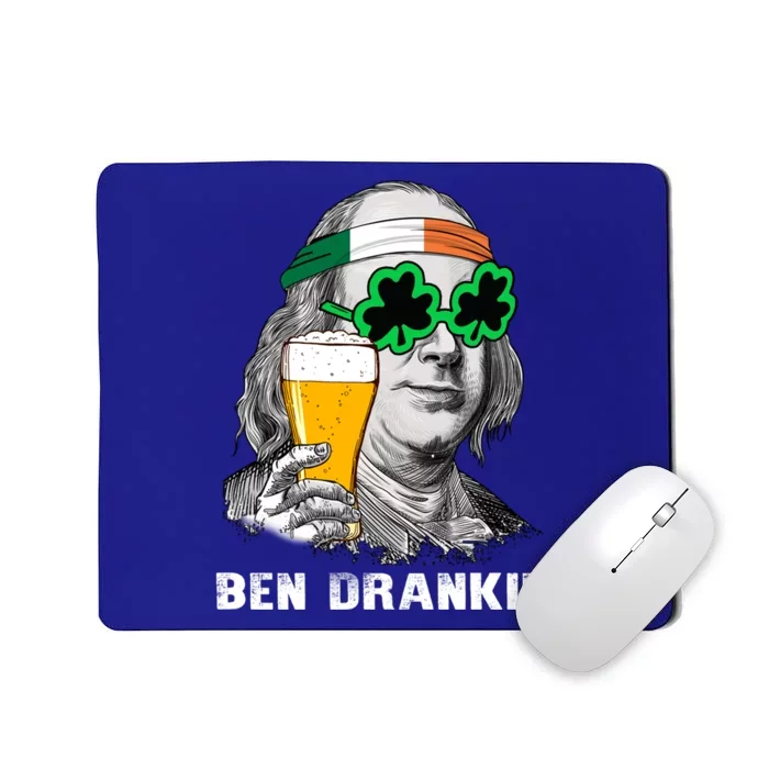 Retro Ben Drankin Beer Holiday Gift St Patricks Day Cute Gift Mousepad