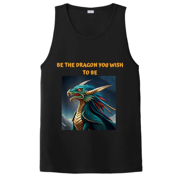 Red Bright Dragon Performance Tank