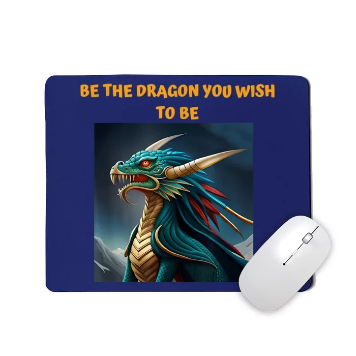 Red Bright Dragon Mousepad