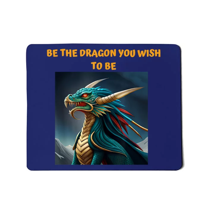 Red Bright Dragon Mousepad