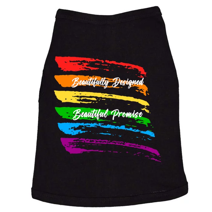 Rainbows Beautifully Designed Beautiful Promise Doggie Tank