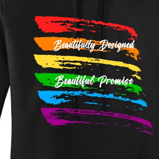 Rainbows Beautifully Designed Beautiful Promise Women's Pullover Hoodie