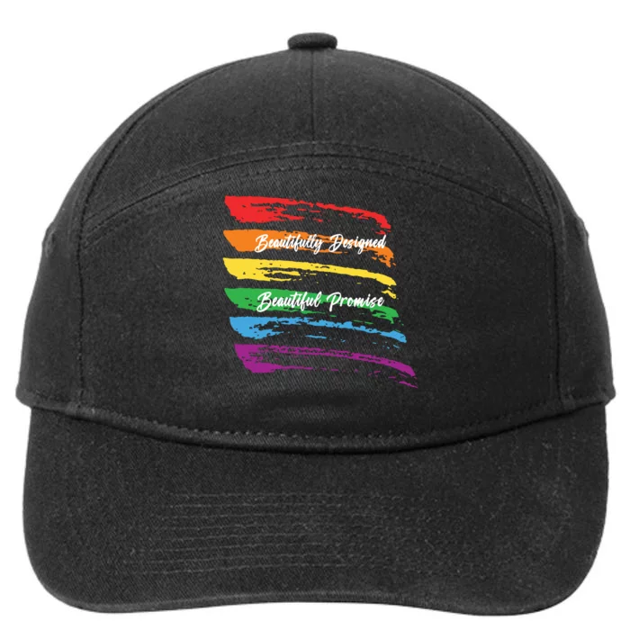 Rainbows Beautifully Designed Beautiful Promise 7-Panel Snapback Hat