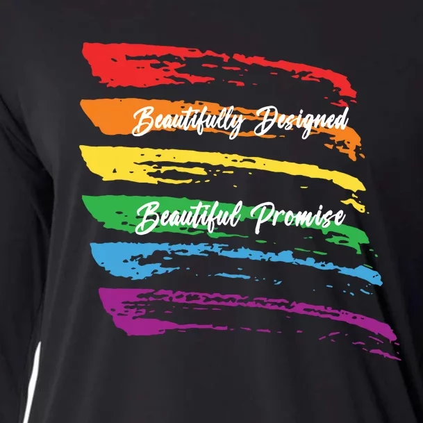 Rainbows Beautifully Designed Beautiful Promise Cooling Performance Long Sleeve Crew