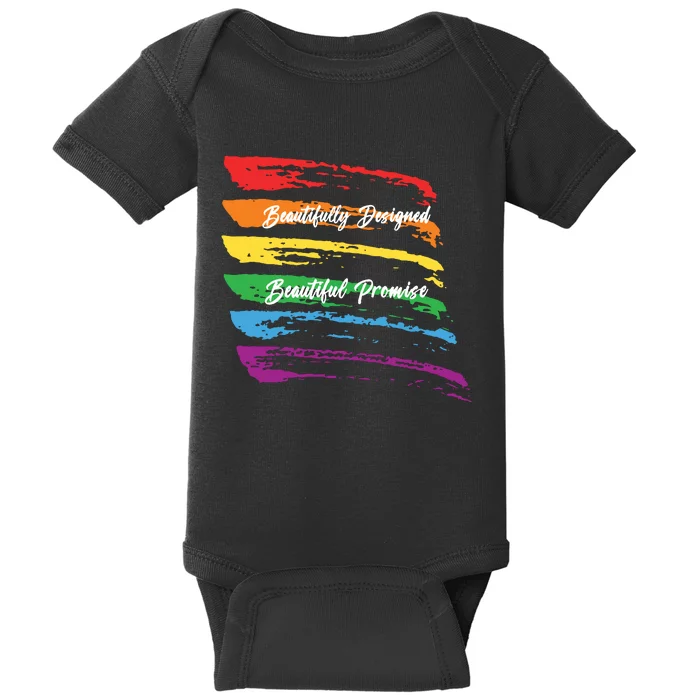 Rainbows Beautifully Designed Beautiful Promise Baby Bodysuit