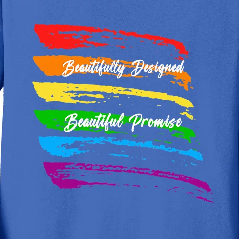 Rainbows Beautifully Designed Beautiful Promise Kids Long Sleeve Shirt