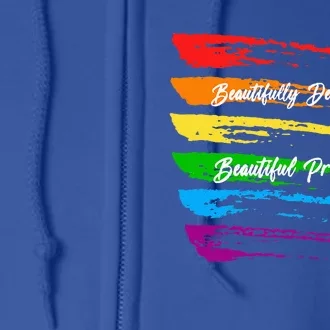 Rainbows Beautifully Designed Beautiful Promise Full Zip Hoodie