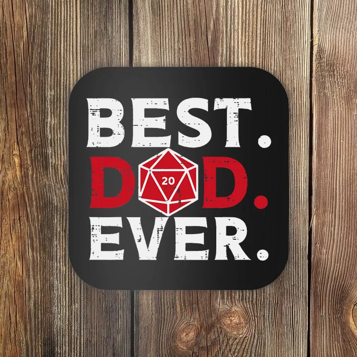 Rpg Best Dad Ever Funny Gamer Daddy Papa Coaster