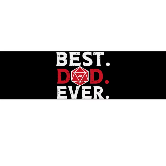 Rpg Best Dad Ever Funny Gamer Daddy Bumper Sticker