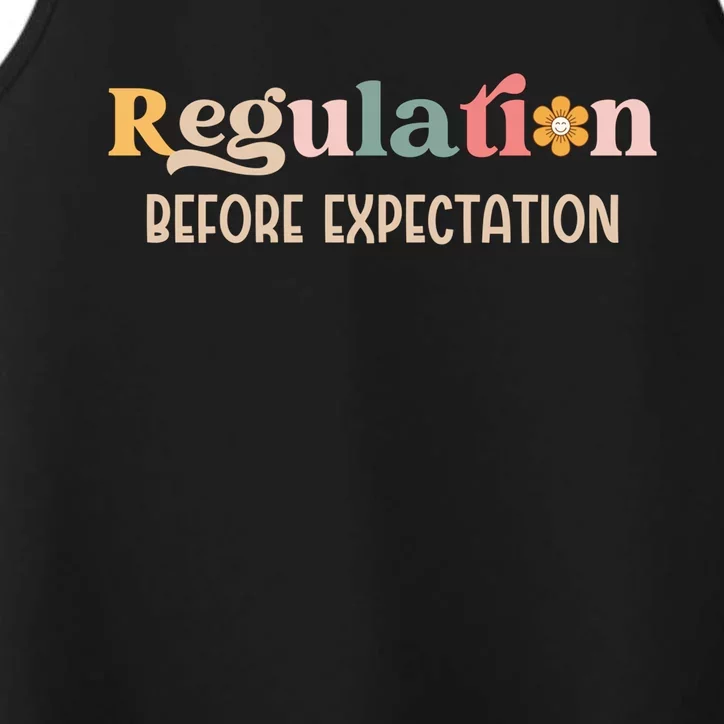 Regulation Before Expectation Special Education Teacher Gift Performance Tank