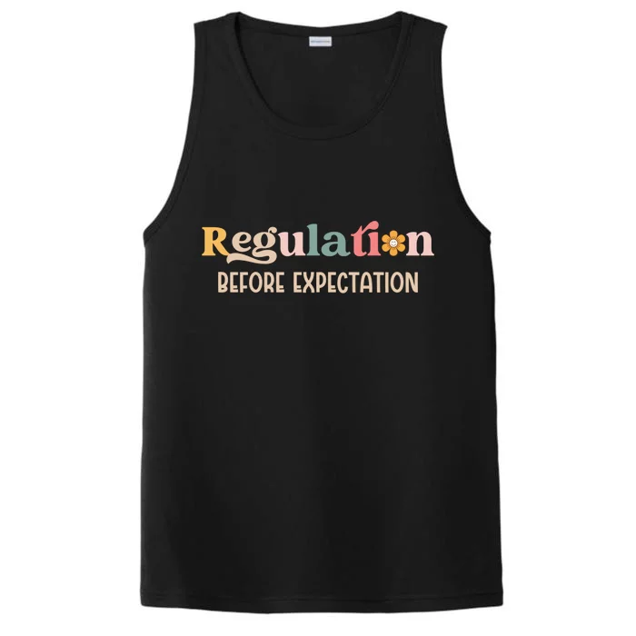 Regulation Before Expectation Special Education Teacher Gift Performance Tank