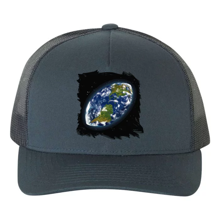 Rugby Ball Earth Yupoong Adult 5-Panel Trucker Hat