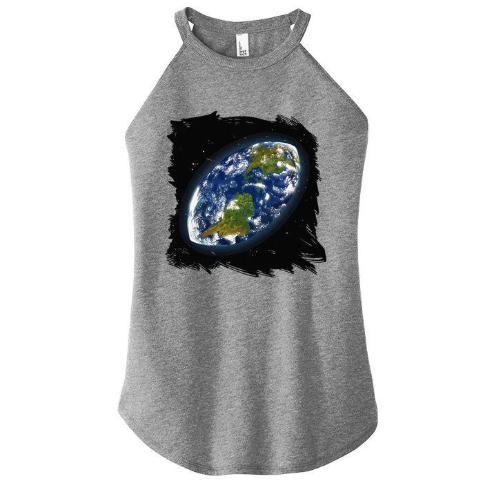 Rugby Ball Earth Women’s Perfect Tri Rocker Tank