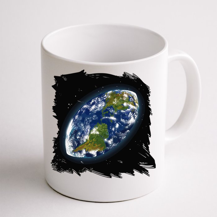 Rugby Ball Earth Front & Back Coffee Mug