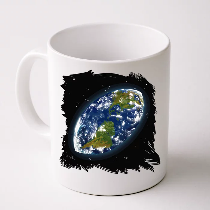 Rugby Ball Earth Front & Back Coffee Mug