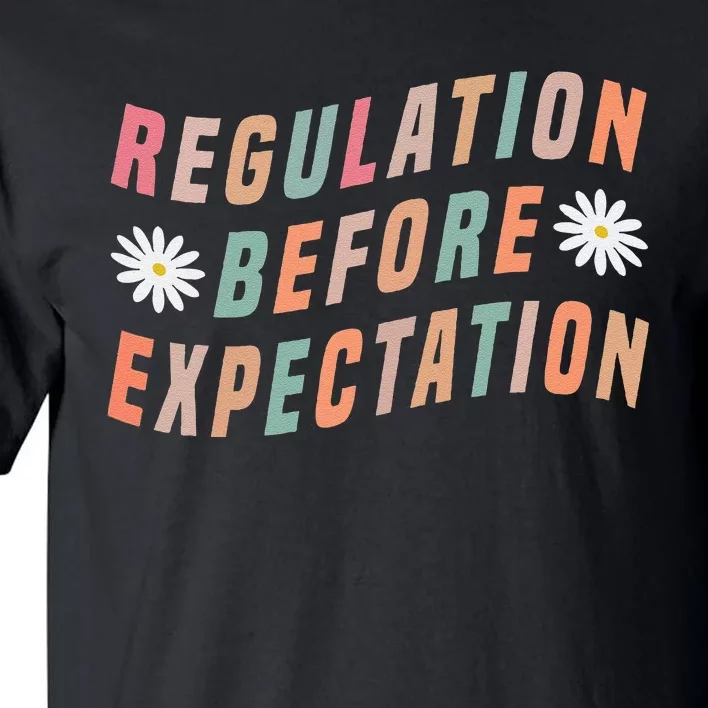 Regulation Before Expectation Education Tall T-Shirt