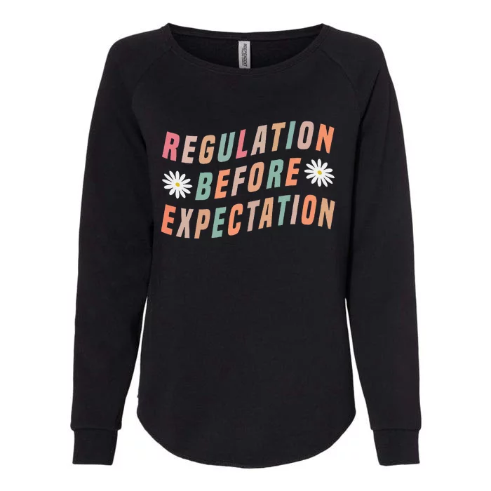 Regulation Before Expectation Education Womens California Wash Sweatshirt