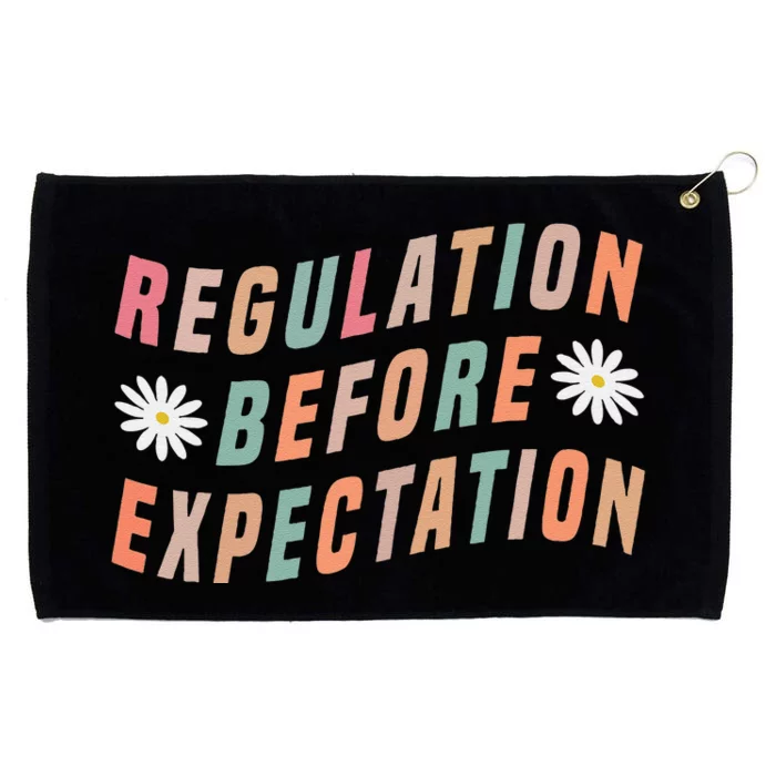 Regulation Before Expectation Education Grommeted Golf Towel