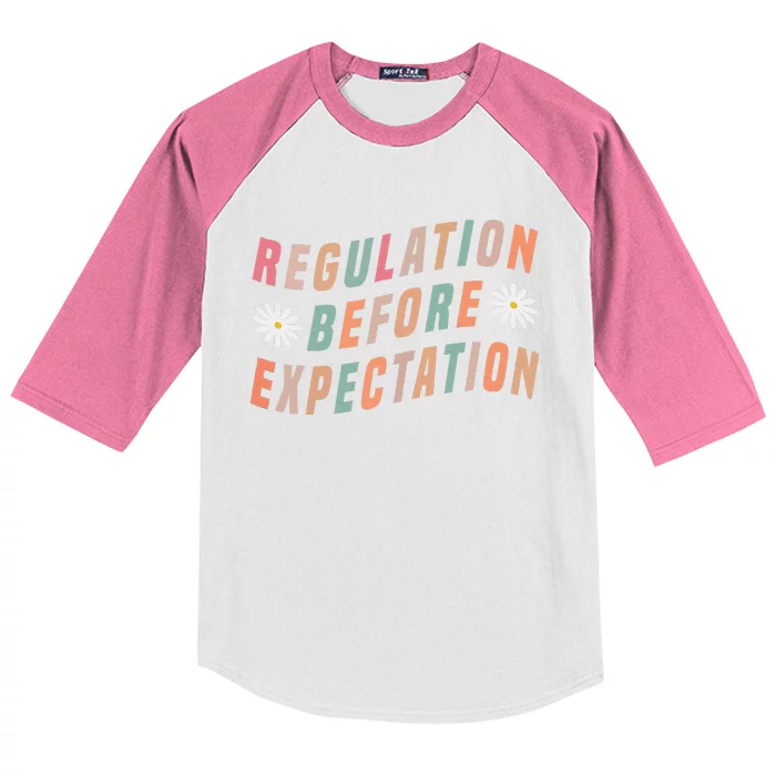 Regulation Before Expectation Education Kids Colorblock Raglan Jersey