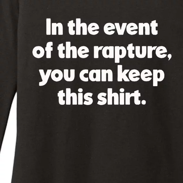 Rapture Biblical End Times For Christian Second Coming Womens CVC Long Sleeve Shirt