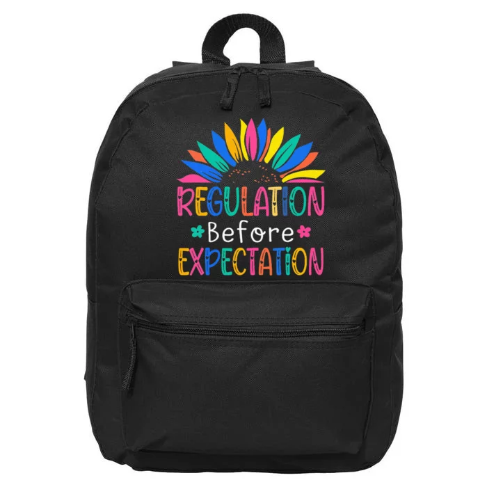 Regulation Before Expectation 16 in Basic Backpack